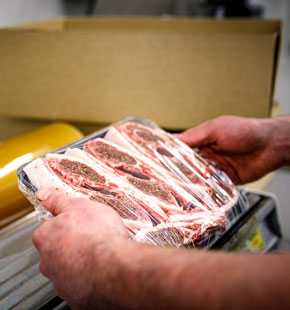 Packaged meat